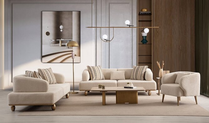 Medusa Home Mobilya - Enrico Koltuk Takımı - Modern Koltuk Takımları