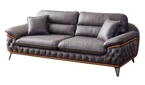 Medusa Home Mobilya - Enza Üçlü Koltuk Mavi