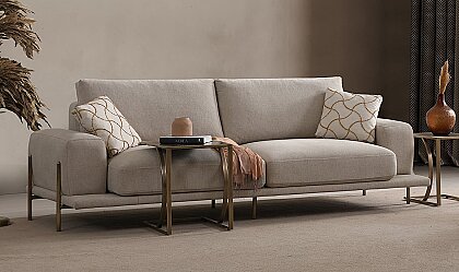 Medusa Home Mobilya - Eos Antik Üçlü Koltuk