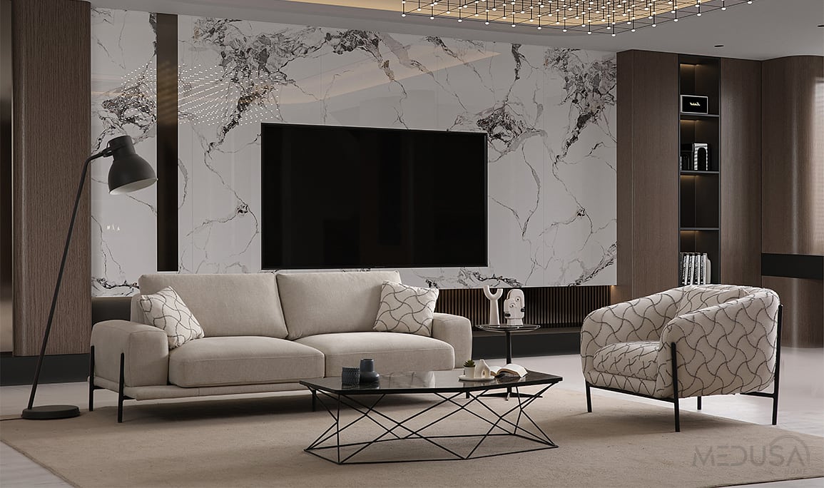 Medusa Home Mobilya - Eos Üçlü Koltuk