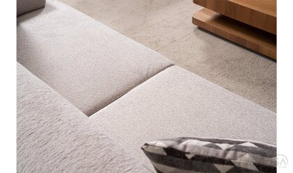 Medusa Home Mobilya - Ephora Krem Üçlü Koltuk