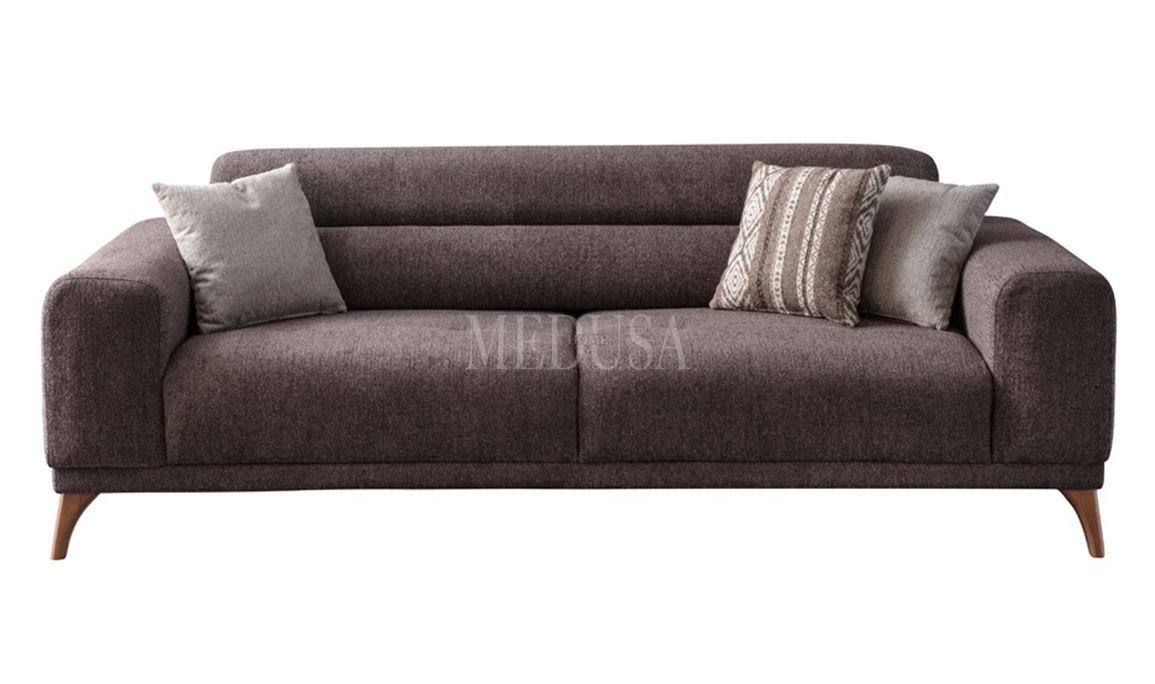 Medusa Home Mobilya - Epsila Üçlü Koltuk Kahve
