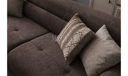 Medusa Home Mobilya - Epsila Üçlü Koltuk Kahve