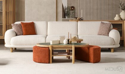 Medusa Home Mobilya - Esco Bohem Dörtlü Koltuk