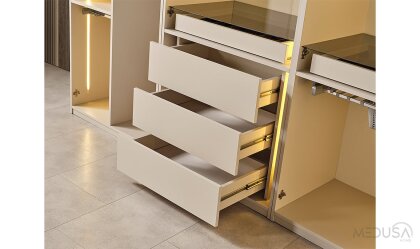 Medusa Home Mobilya - Esila 6 Kapaklı Gardırop