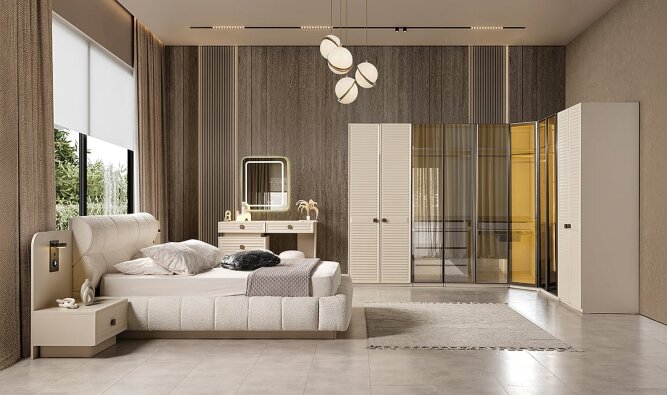 Medusa Home Mobilya - Esila Giyinme Odası - Modern Yatak Odası