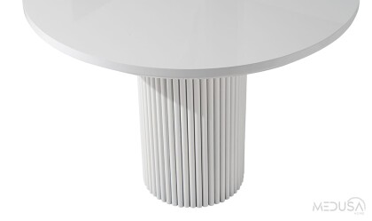 Medusa Home Mobilya - Esinti Beyaz Mutfak Masası