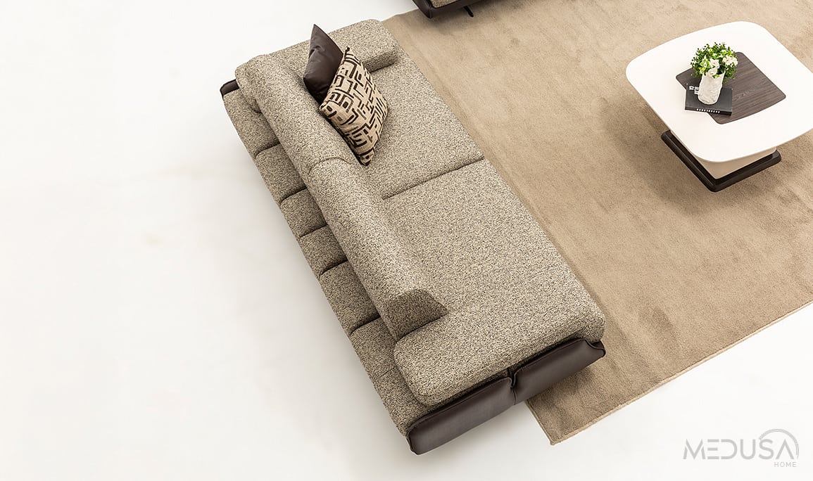 Medusa Home Mobilya - Esse Brown Modüler Koltuk Takımı