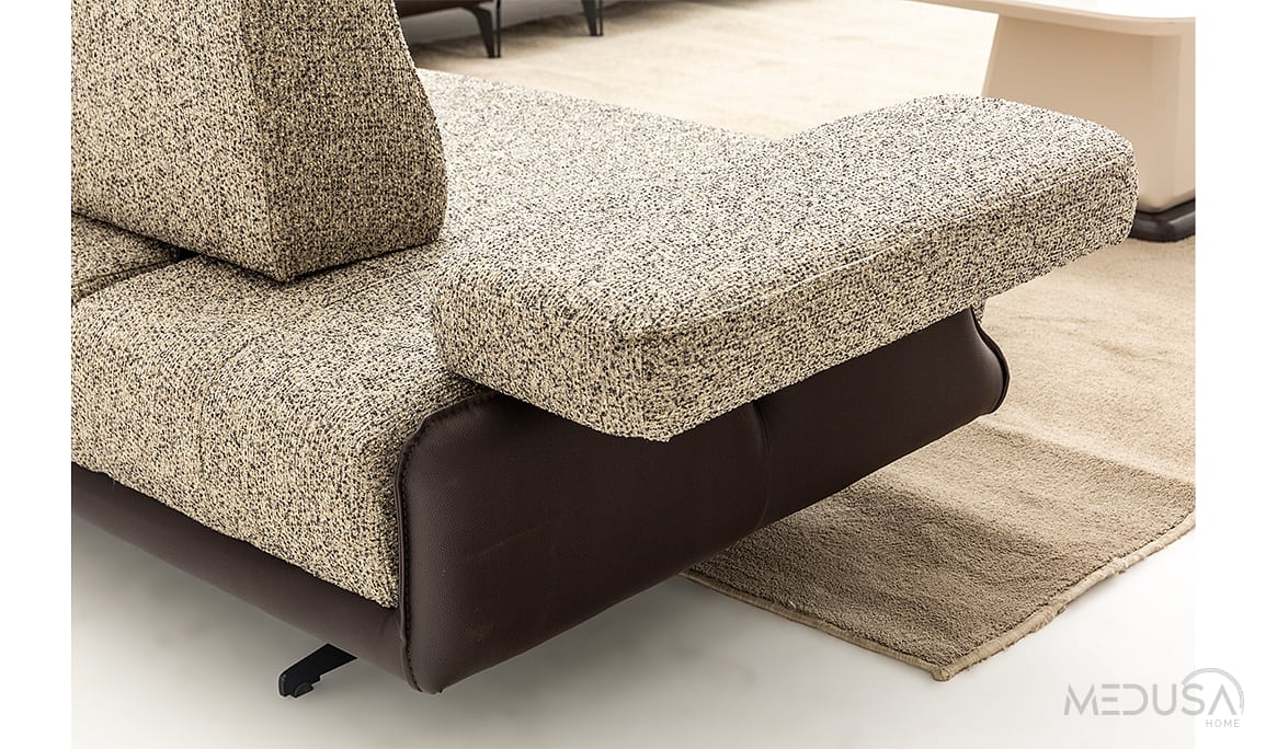 Medusa Home Mobilya - Esse Brown Modüler Koltuk Takımı