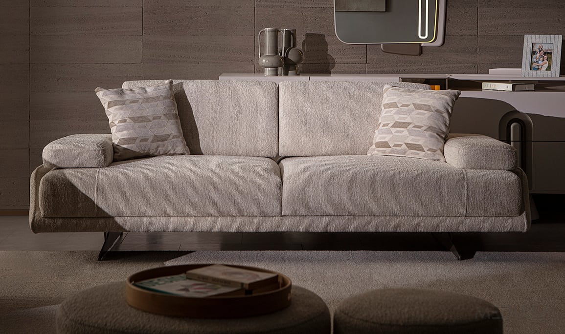 Medusa Home Mobilya - Esse Krem Koltuk Takımı