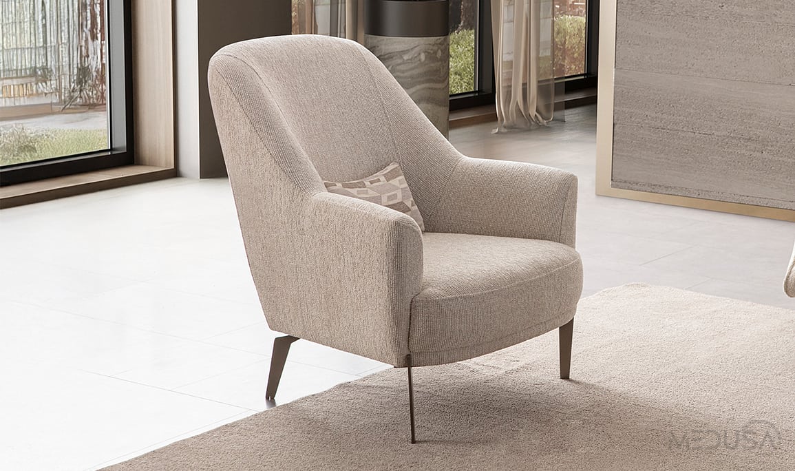 Medusa Home Mobilya - Esse Krem Koltuk Takımı