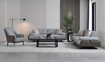 Medusa Home Mobilya - Esse Nubuk Koltuk Takımı