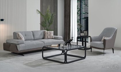 Medusa Home Mobilya - Esse Nubuk Koltuk Takımı