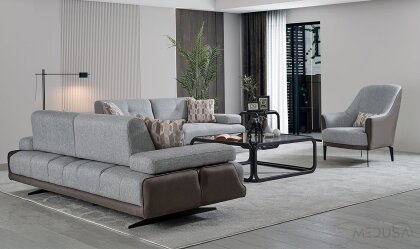 Medusa Home Mobilya - Esse Nubuk Koltuk Takımı