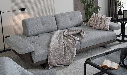 Medusa Home Mobilya - Esse Nubuk Üçlü Koltuk