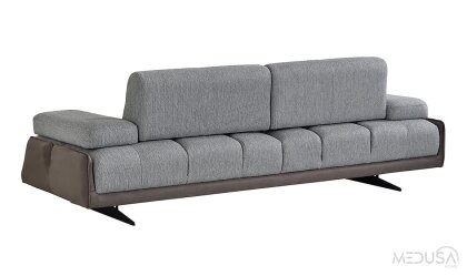 Medusa Home Mobilya - Esse Nubuk Üçlü Koltuk