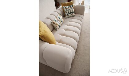 Medusa Home Mobilya - Estanze Üçlü Koltuk
