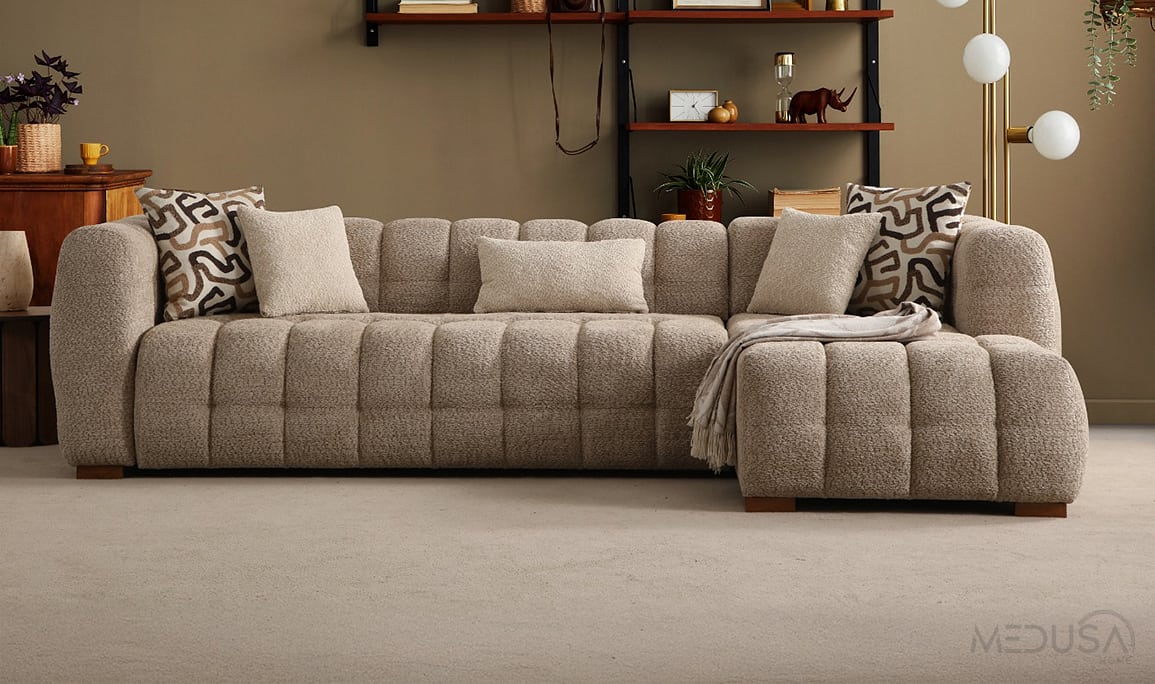 Medusa Home Mobilya - Estanze Yataklı Köşe Takımı