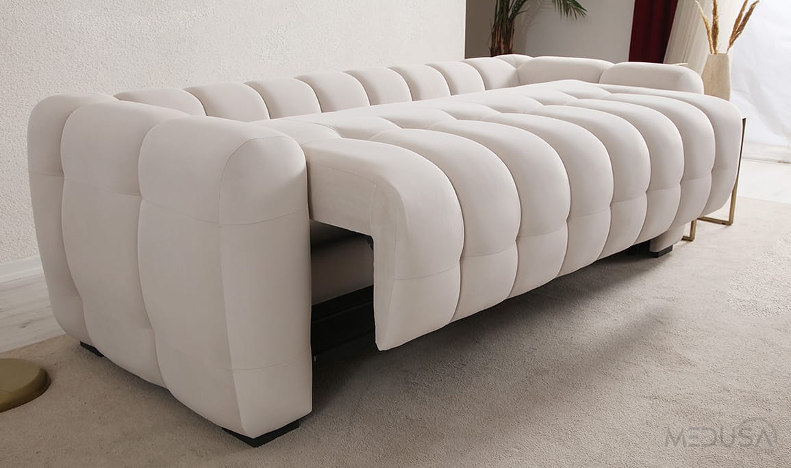 Medusa Home Mobilya - Estanze Yataklı Üçlü Koltuk