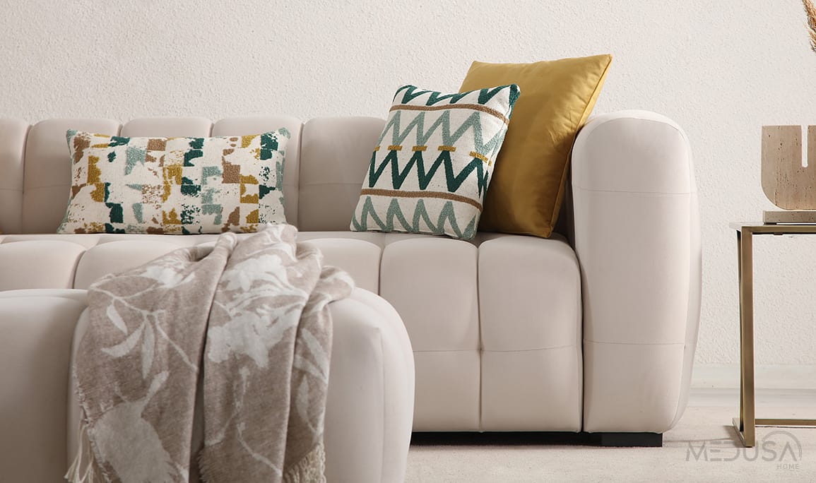 Medusa Home Mobilya - Estanze Yataklı Üçlü Koltuk