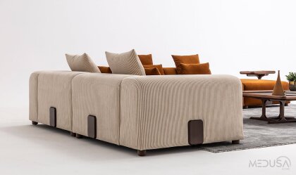 Medusa Home Mobilya - Etna Üçlü Koltuk