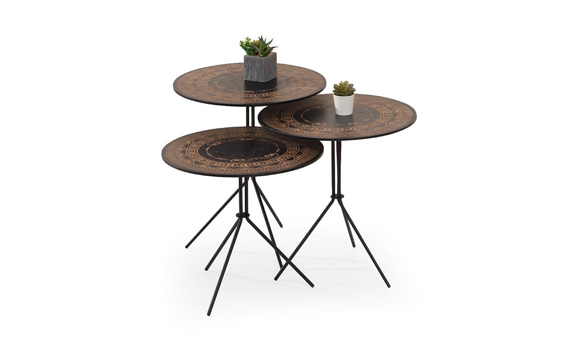 Medusa Home Mobilya - Etnik Zigon Sehpa