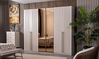Medusa Home - Eva 6 Kapaklı Gardırop