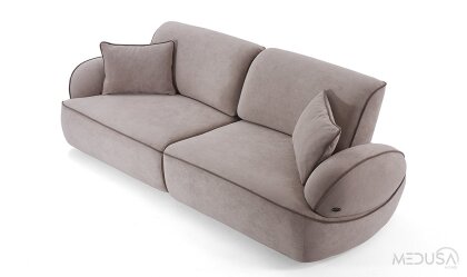 Medusa Home Mobilya - Evole Üçlü Koltuk