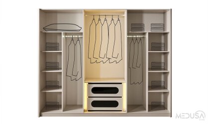 Medusa Home Mobilya - Eyfel Gardırop V3