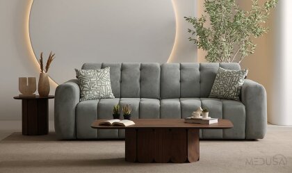 Medusa Home Mobilya - Ezio Motorlu Üçlü Koltuk