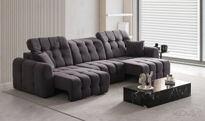 Medusa Home Mobilya - Ezio Storm Motorlu Dörtlü Koltuk