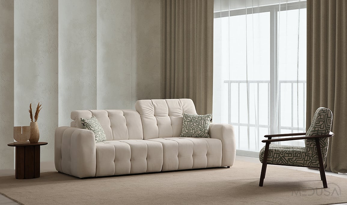 Medusa Home Mobilya - Ezio Üçlü Koltuk