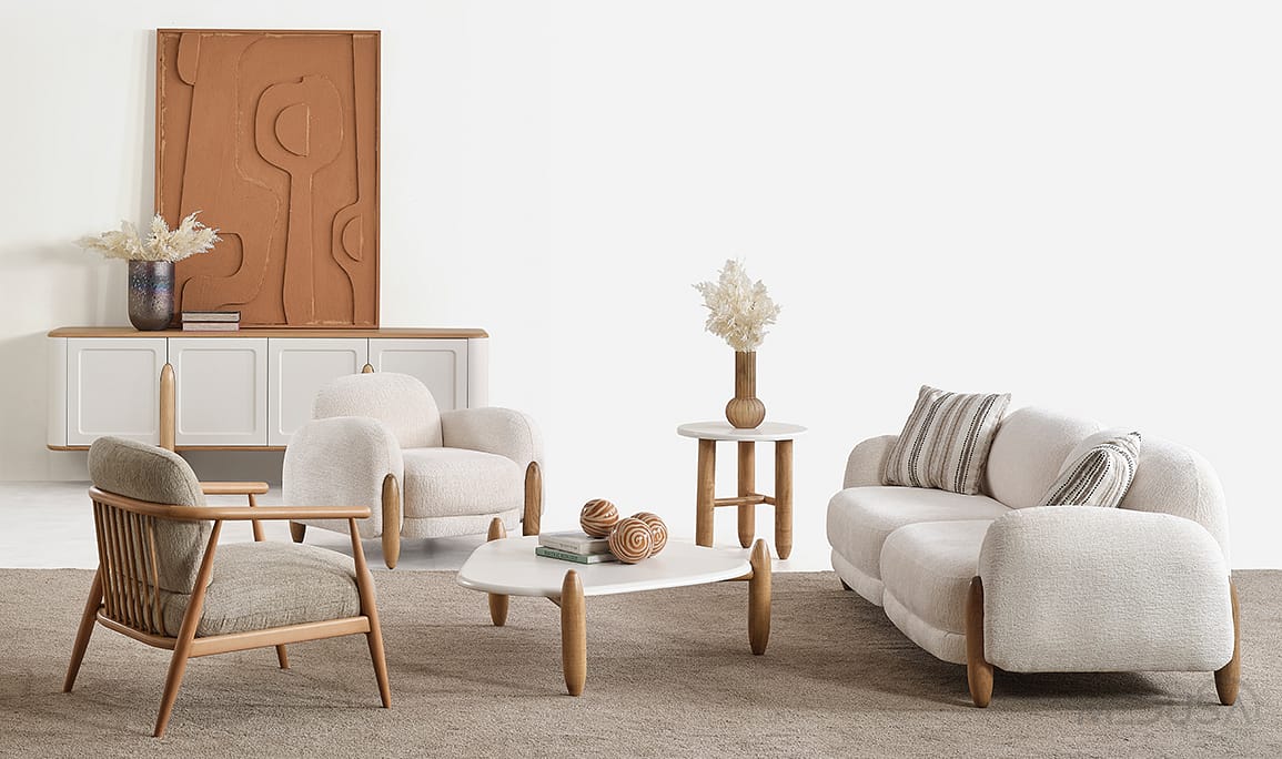 Medusa Home Mobilya - Fabio Üçlü Koltuk