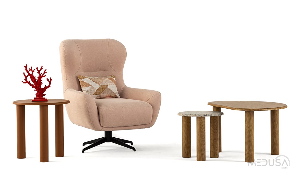 Medusa Home Mobilya - Fenikser Döner Berjer