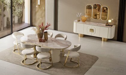 Medusa Home Mobilya - Feralla Luxury Yemek Odası