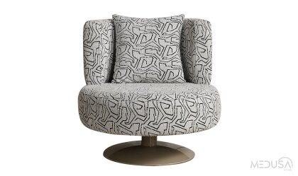 Medusa Home Mobilya - Fiore Döner Berjer