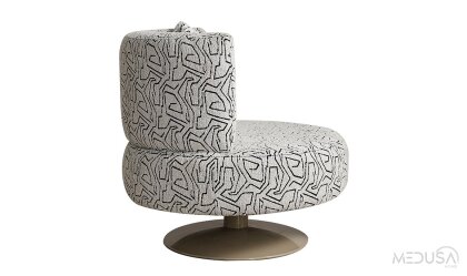 Medusa Home Mobilya - Fiore Döner Berjer