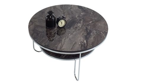 Medusa Home Mobilya - Flamingo Silver Orta Sehpa