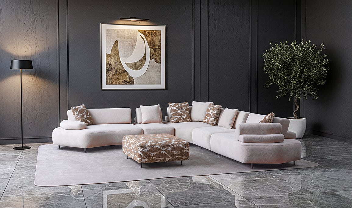 Medusa Home Mobilya - Flex Modüler Köşe Koltuk Takımı