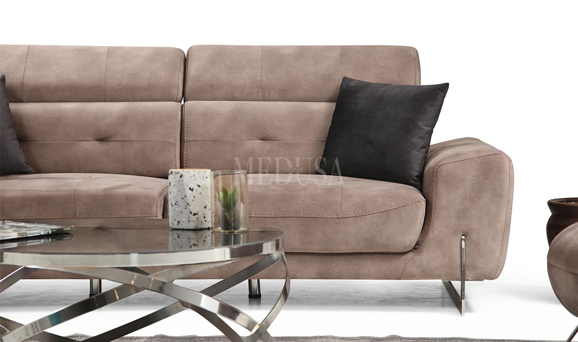 Medusa Home Mobilya - Flora Kahve Koltuk Takımı
