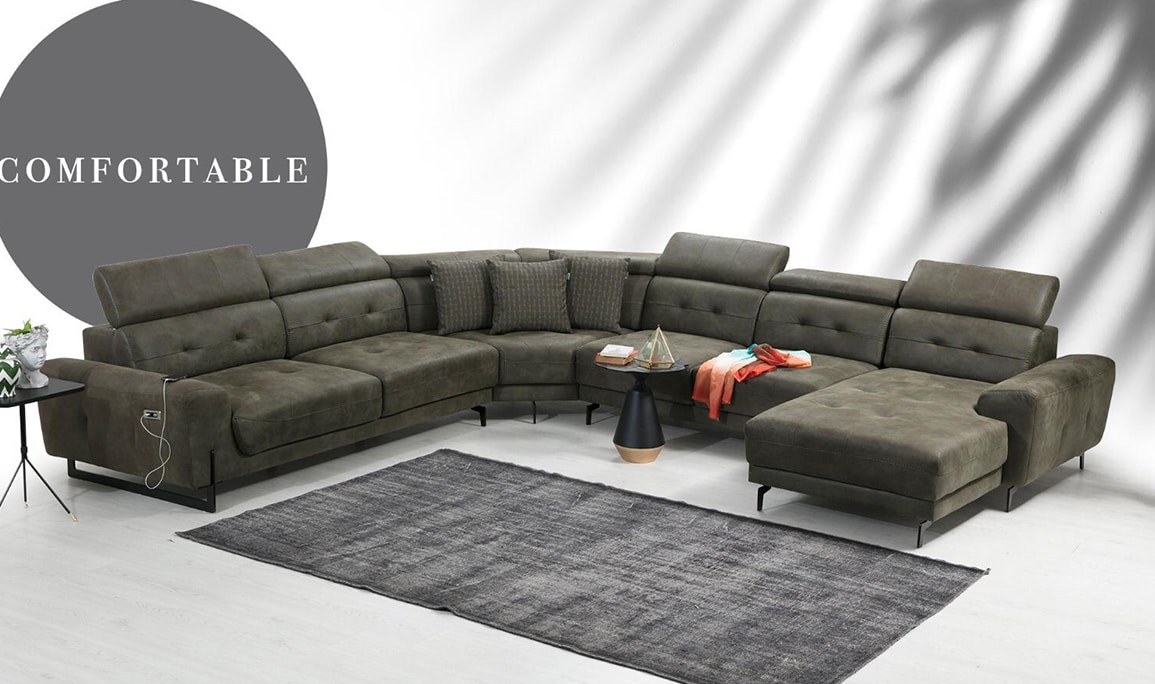 Medusa Home Mobilya - Flora U Köşe Takımı