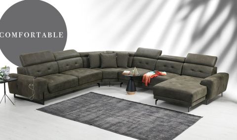 Medusa Home Mobilya - Flora U Köşe Takımı