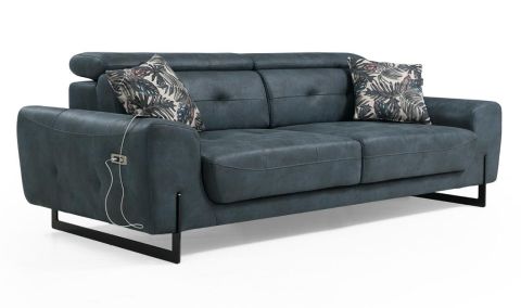 Medusa Home Mobilya - Flora Üçlü Koltuk Motorlu
