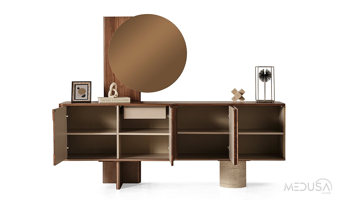 Medusa Home Mobilya - Floransa Ceviz Konsol