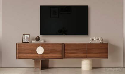 Medusa Home Mobilya - Floransa Ceviz Tv Ünitesi - Modern Tv Üniteleri Medusa Home Mobilya - Floransa Ceviz Tv Ünitesi - Modern Tv Üniteleri