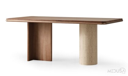 Medusa Home Mobilya - Floransa Ceviz Yemek Odası