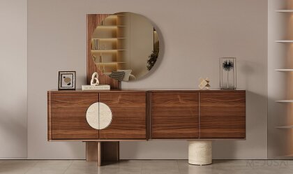 Medusa Home Mobilya - Floransa Ceviz Yemek Odası