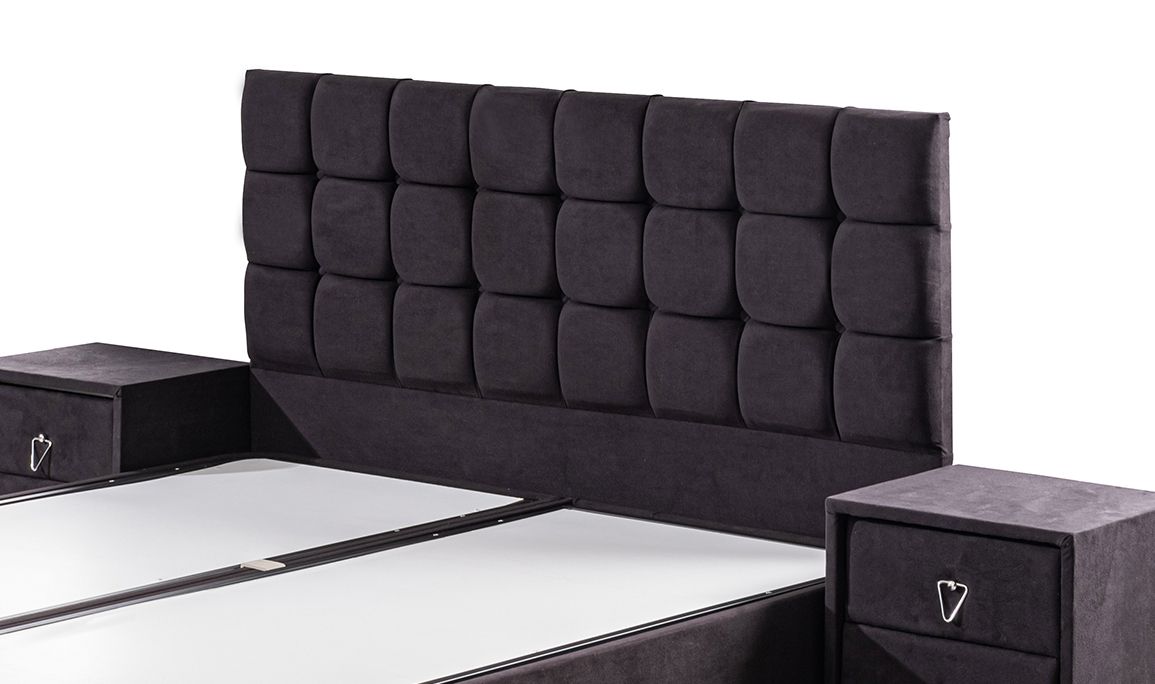 Medusa Home Mobilya - Flores Set Baza Başlık Yatak