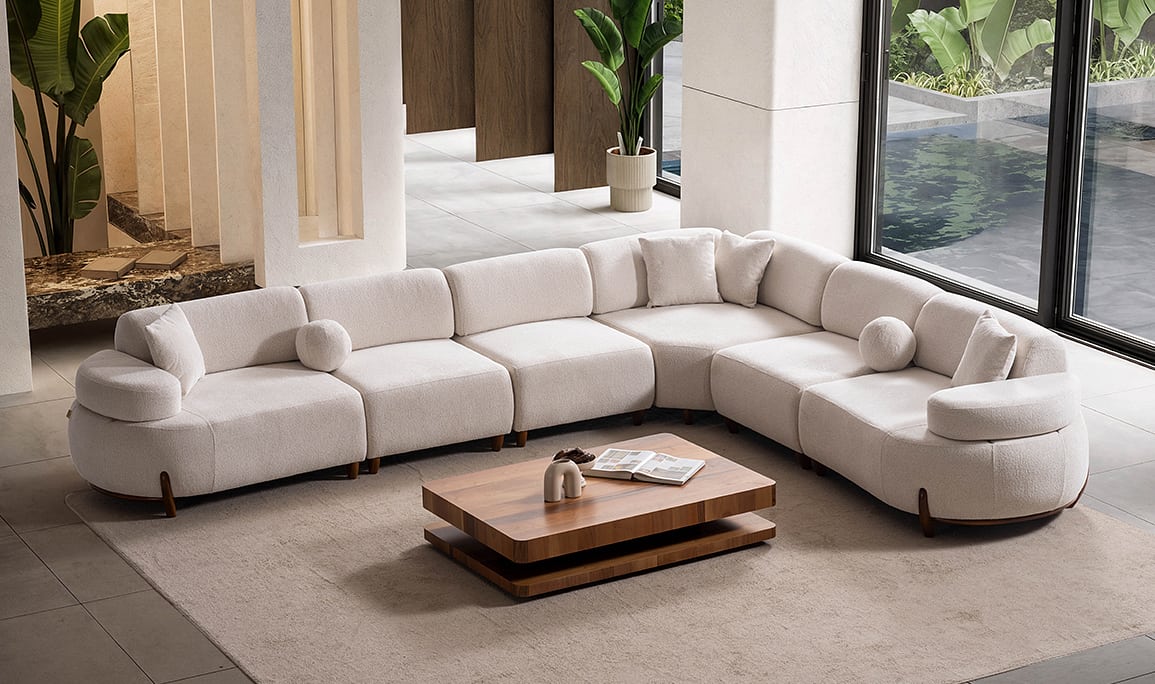 Medusa Home Mobilya - Flow Large Köşe Takımı