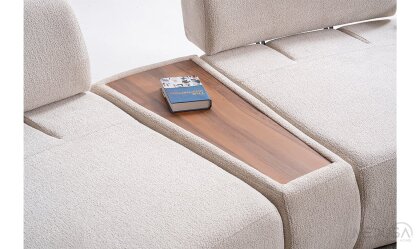 Medusa Home Mobilya - Flow Sehpalı Üçlü Koltuk